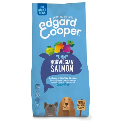 Afbeelding van Edgard&amp;Cooper Yummy Norwegian Salmon Adult Zalm&amp;Rode Biet&amp;Appel Hondenvoer 12 kg