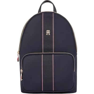 Afbeelding van Tommy Hilfiger Poppy Backpack Rugzak, Dames, Maat: One Size, Blue