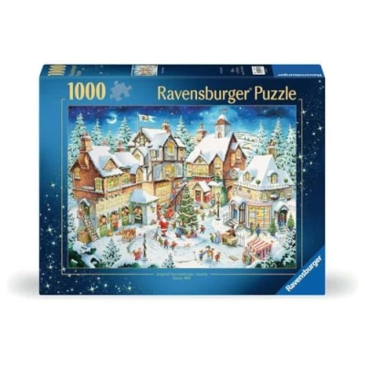 Afbeelding van Ravensburger puzzel 12001271 50e verjaardag: kerstdorp gelimiteerde oplage 1000 stukjes voor volwassenen en kinderen vanaf 14 jaar, kerstpuzzel