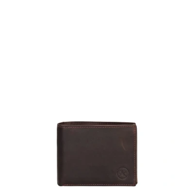 Afbeelding van Hide &amp; Stitches Japura Portemonnee Donkerbruin 100% Leer