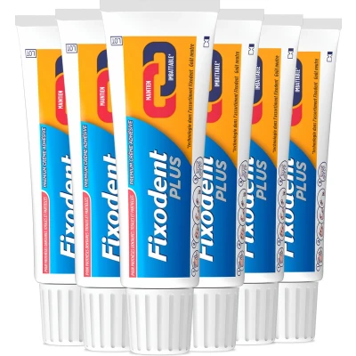 Afbeelding van 6x Fixodent Kleefpasta Plus Duo Premium 40 gr