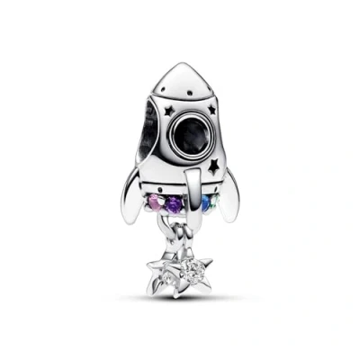 Afbeelding van PANDORA Moments wereldberoemde rakethanger van sterling zilver met prachtige kristallen, compatibele armbanden, 792831C01, Kristal, Zirkonia