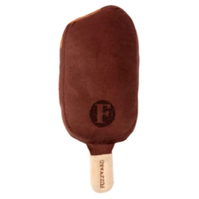 Afbeelding van Fuzzyard Plush Toy Choc Coated Ice Cream Hondenspeelgoed 1 stuk