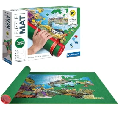 Afbeelding van Clementoni Vilten Puzzel Mat 105X78 Cm Groen
