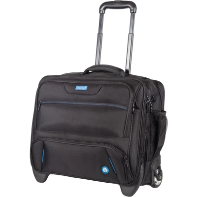 Afbeelding van Juscha Ju 46215 Laptoptrolley Rpet Zwart 38X45X23Cm Materiaal: Gerecycled Pet