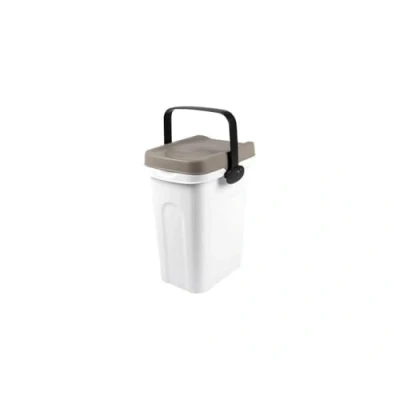 Afbeelding van Stefanplast Voerton 7 liter voor circa 2.5 kg aan hondenvoer Bruin /Wit
