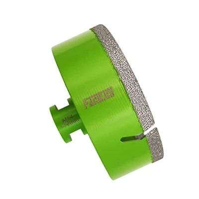 Afbeelding van FACHLICH Diamanttegelboor, 110 mm, vacuümgesoldeerde en boorkroon met schroefdraad M14 voor droog boren van porselein, tegels, graniet, marmer