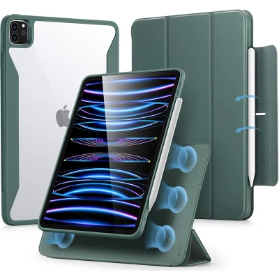 Afbeelding van ESR Rebound Hybrid 360 Hoes Groen Geschikt voor Apple iPad Pro 11 (2021/2022)