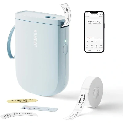 Afbeelding van Niimbot D11H Labelprinter 300dpi Bluetooth Direct Thermisch Blauw Print Breedte 12 15mm