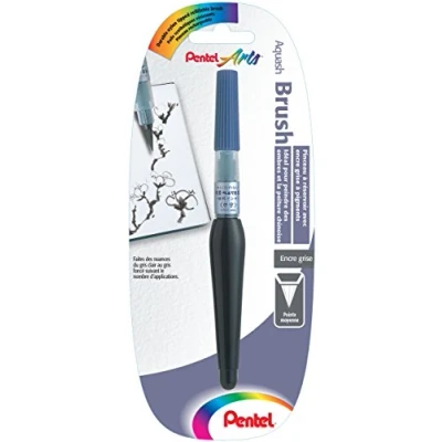 Image de Pinceau à réservoir d’eau Pentel Gris