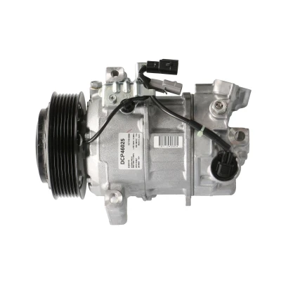 Afbeelding van DENSO DCP46025 AC Compressor 6SBH14C 12 PAG 46 YF R 134a, 1234yf Met magneetkoppeling