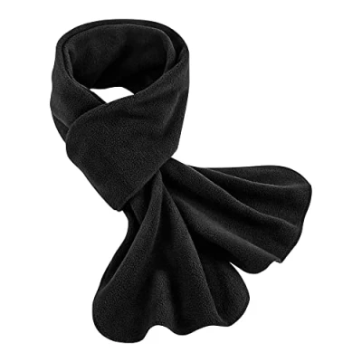 Afbeelding van Beechfield Sjaal van gerecycled fleece B293R, zwart.