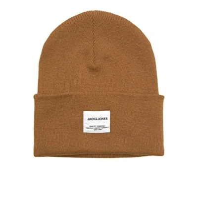 Afbeelding van Jack&amp;jones Heren Beanie Knit 176087 Rubber