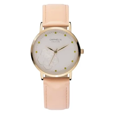 Afbeelding van Orphelia Petal Blossom Horloge, Dames, Maat: One Size, Beige