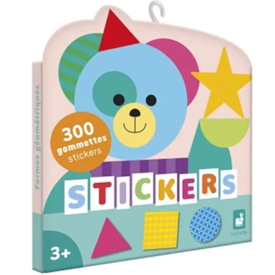 Afbeelding van Janod stickers geometrische vormen 300st