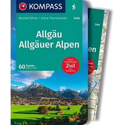 Afbeelding van KOMPASS Wanderführer Allgäu, Allgäuer Alpen, 60 Touren mit Extra Tourenkarte