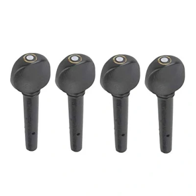 Afbeelding van Bnineteenteam 4 stuks vioolpegs, snaren voor viool, as, enkel, accessoires, van massief ebbenhout, 1/2 1/4 1/8 viool (voor viool)