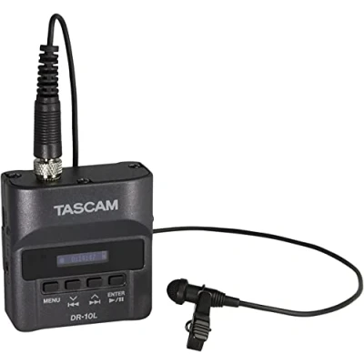 Image de Tascam DR 10L Enregistreur Micro PCM avec Lavalier noir