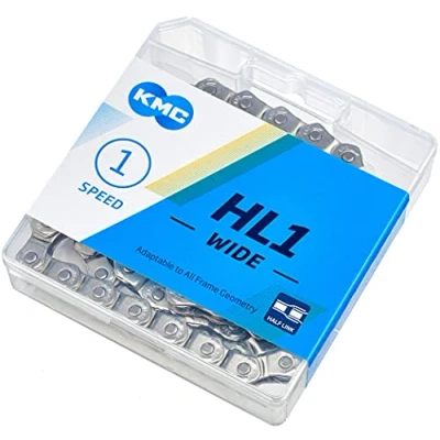 Afbeelding van KMC CADENA HL1 ANCHA 100 SLAABONES 1V. CROMADO
