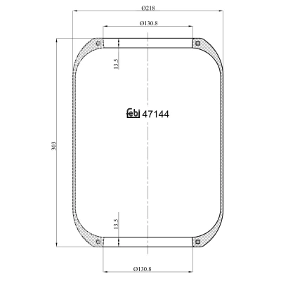 Afbeelding van Febi Bilstein Veerbalg 47144
