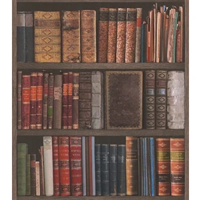 Afbeelding van Rasch Bibliotheekboeken Behang 934809