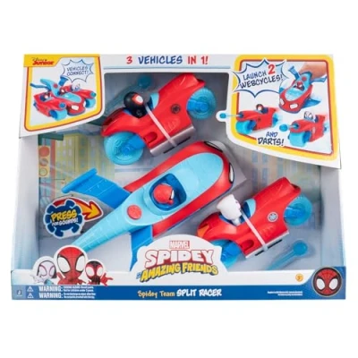 Afbeelding van Spidey and his Amazing Friends 3in1 Team Split Racer Speelgoedvoertuig