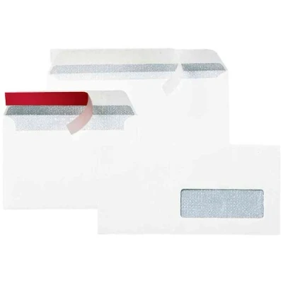 Afbeelding van GPV 2856 venster enveloppen 110 x 220 mm Kleur: Wit