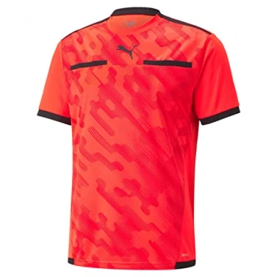 Afbeelding van Puma Teamliga Scheidsrechtersshirt Korte Mouw Heren Rood Maat: XL