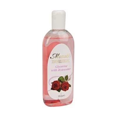 Afbeelding van Plantaardige glycerine met rozenwater 250 ml Mamado