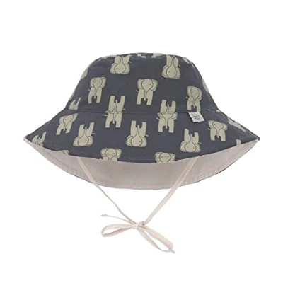 Afbeelding van Lässig Hoed Zonnehoedje met UV bescherming Splash &amp; Fun Elephant grey 07 18 mnd. Maat 46 49
