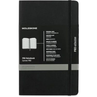 Image de Carnet pro grand format souple noir