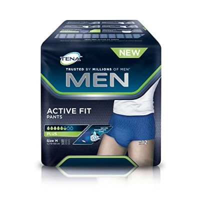 Afbeelding van 4x Tena Men Active Fit Pants Plus Medium 12stuks/pak 48st/karton