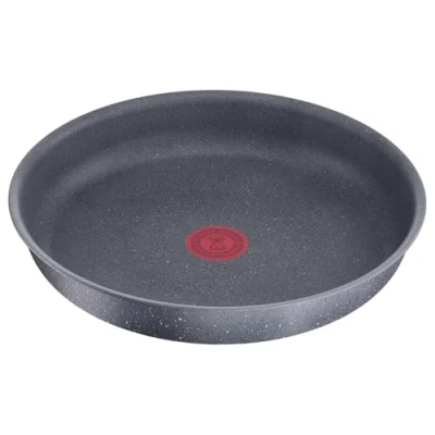 Afbeelding van Tefal Ingenio Pan 24 cm, inductie, antiaanbaklaag, stapelbaar, vaatwasmachinebestendig, gemaakt in Frankrijk, Natural Force L3960402, zwart, anti aanbaklaag