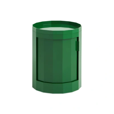 Afbeelding van HAY Facet Cabinet Low Groen Pot Interieur
