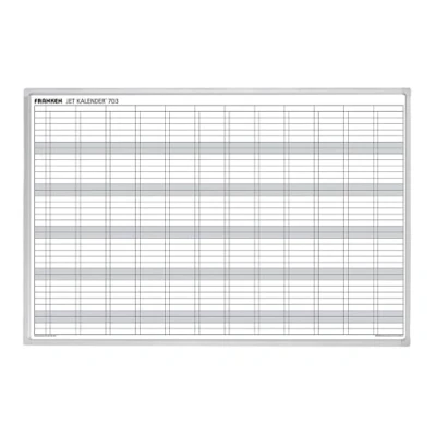 Afbeelding van Franken Jaarkalender Planbord Jetkalender Jk703 Wit Magneet 90 Cm X 60
