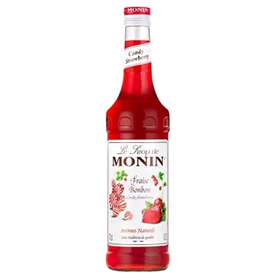 Afbeelding van MONIN Aardbeiensiroop voor cocktails, limonade en plat water, natuurlijke aroma&#039;s, 70 cl