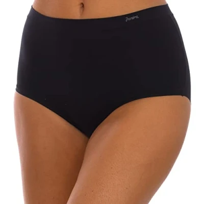 Afbeelding van Janira Invisible High Flexie Adapt 1032142 Damesslip, zwart