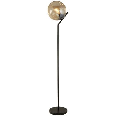Afbeelding van Searchlight Punch Vloerlamp 30 X 150 Cm Zwart En Champagne