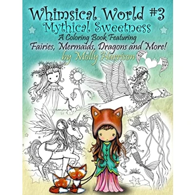 Afbeelding van Whimsical World #3 Coloring Book Mythical Sweetness
