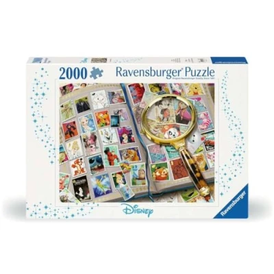 Image de Puzzle 2000 pièces Ravensburger Mes timbres préférés Disney