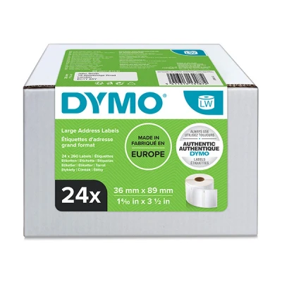 Image de Étiquette d&#039;adresse postale autocollante LabelWriter 36 x 89 mm Dymo