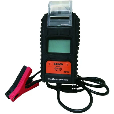Afbeelding van BAHCO BBT80 digitale accu tester met printer, 6V en 12V