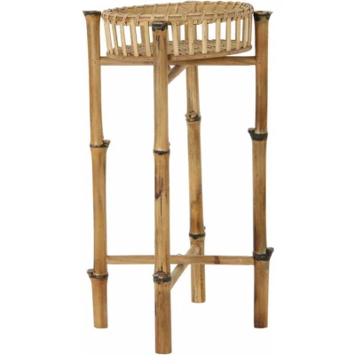 Afbeelding van Grondlegger DKD Home Decor Bamboe Natuurlijk (32 x 32 55.5 cm)