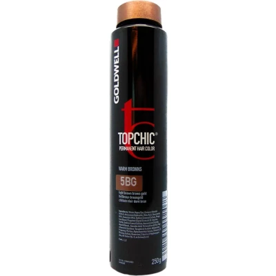 Afbeelding van Goldwell Topchic Hair Color bus 250 ml 5BG Bruin Goud Lichtbruin