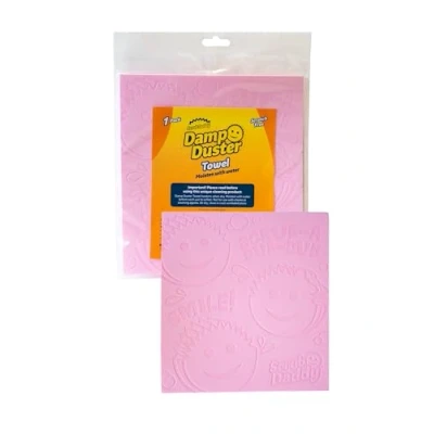 Afbeelding van Scrub Daddy Éponge de nettoyage magique pour stores vénitiens et en bois, aérations, radiateurs, plinthes, miroirs, outils brosse à poussière, gadgets maison, rose