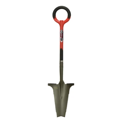 Afbeelding van Root Slayer, tuinschep met vlijmscherpe messen tuingereedschap, tuinschop, bats, spade, schep, schop,