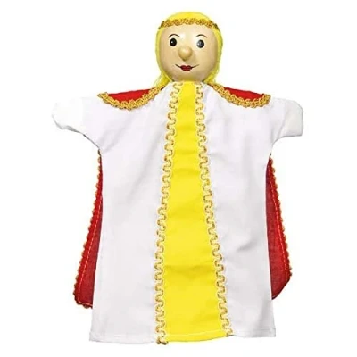 Afbeelding van Goki 2040605 Handpop, pluche, prinses
