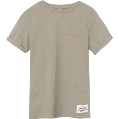 Afbeelding van NAME IT NKMVINCENT SS TOP F NOOS Jongens T shirt Pure Cashmere