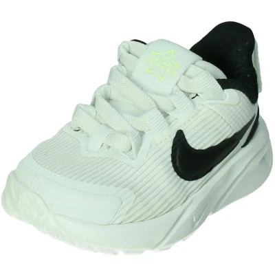 Afbeelding van Nike Performance STAR Runner 4 Unisex Hardloopschoenen neutraal voor kinderen, Maat: 22, Summit white/black/barely volt/white Textiel/ synthetisch