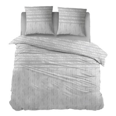 Afbeelding van Snoozing Dorothy Flanel Dekbedovertrek Eenpersoons 140x200/220 cm Grijs